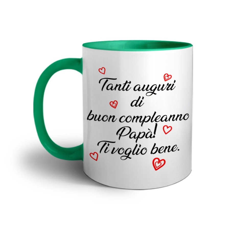Tazza tanti auguri di buon compleanno papà ti voglio bene Per il papà