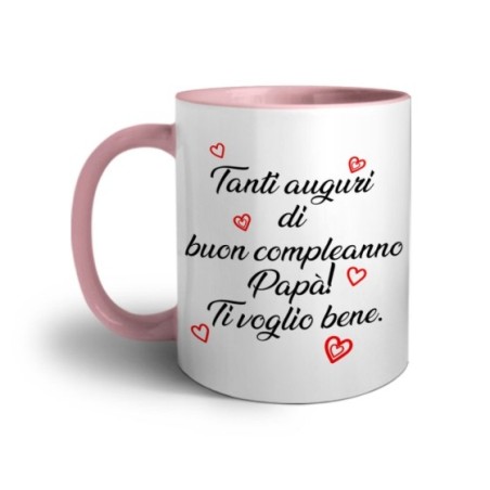 Tazza tanti auguri di buon compleanno papà ti voglio bene Per il papà