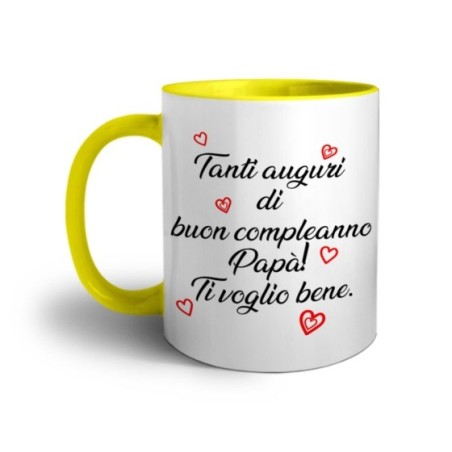 Tazza tanti auguri di buon compleanno papà ti voglio bene Per il papà