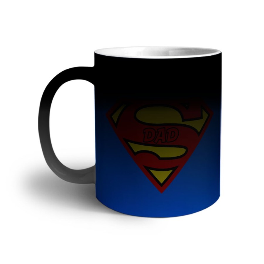 Tazza super dad blue background Per il papà