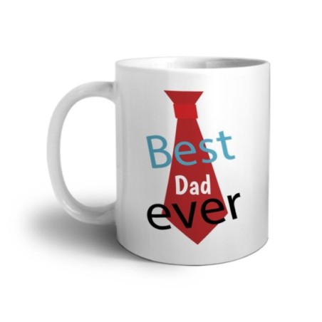 Tazza best dad ever con cravatta