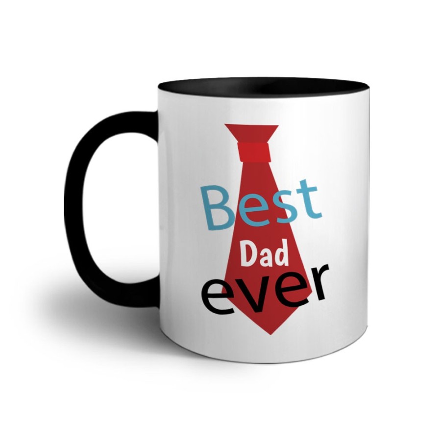 Tazza best dad ever con cravatta Per il papà