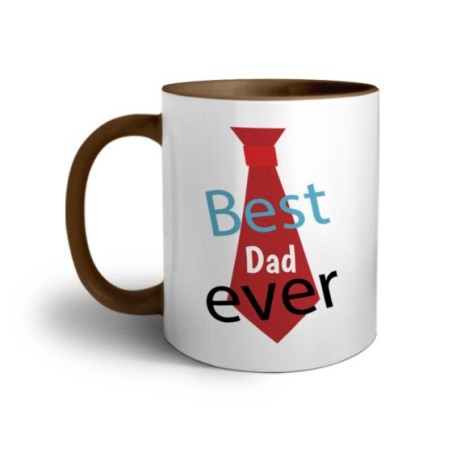 Tazza best dad ever con cravatta Per il papà