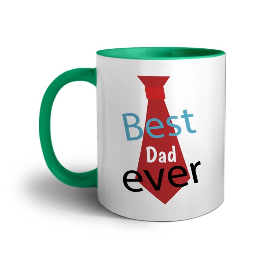 Tazza best dad ever con cravatta Per il papà