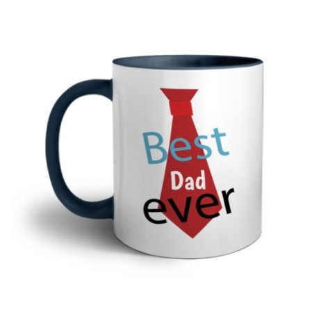 Tazza best dad ever con cravatta Per il papà