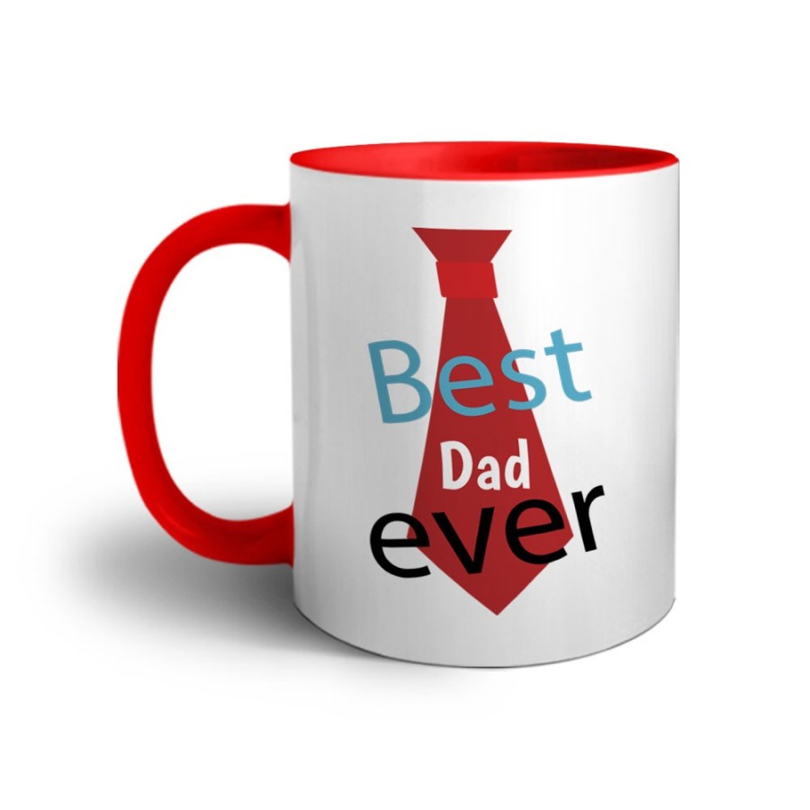 Tazza best dad ever con cravatta Per il papà