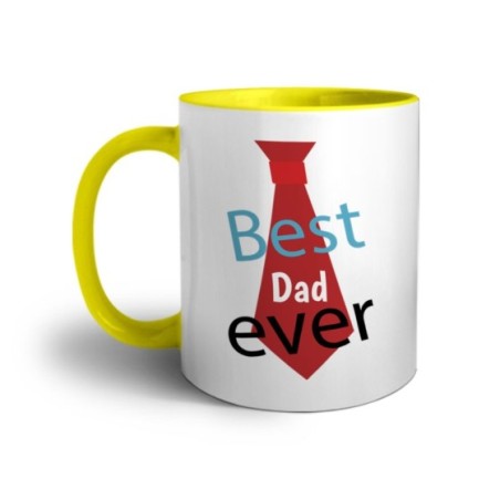 Tazza best dad ever con cravatta Per il papà