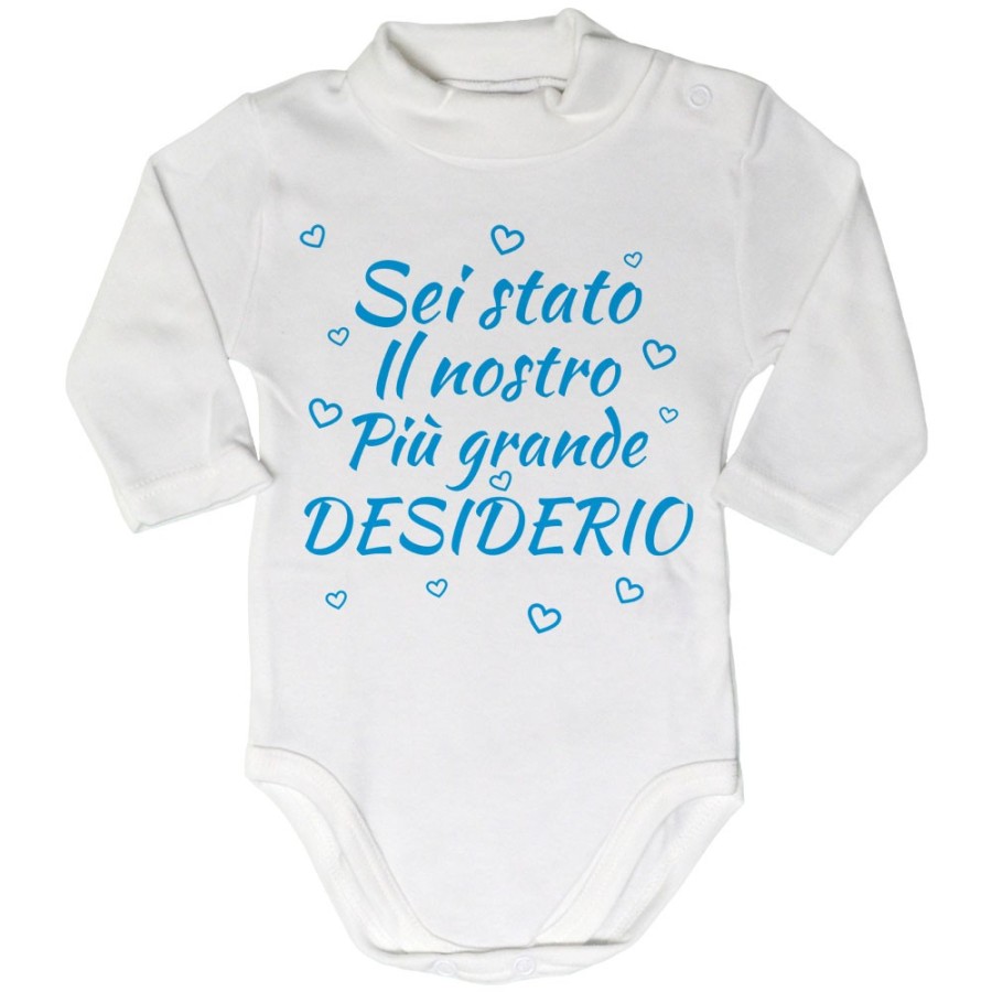 Body lupetto neonato sei stato il nostro più grande desiderio Per la famiglia