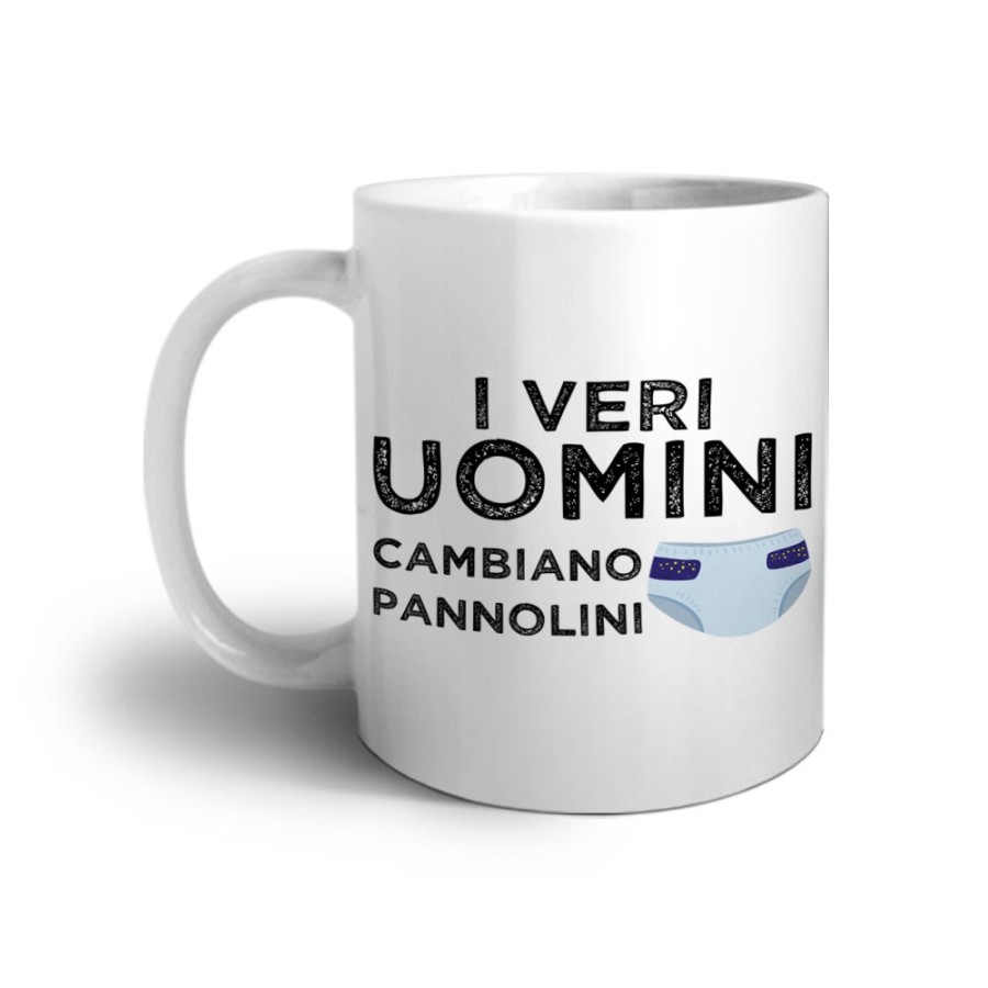 Tazza i veri uomini cambiano i pannolini Per il papà