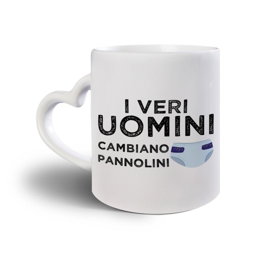 Tazza i veri uomini cambiano i pannolini Per il papà