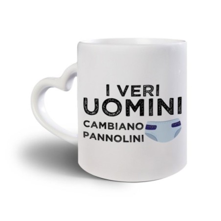 Tazza i veri uomini cambiano i pannolini Per il papà