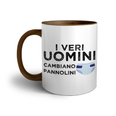 Tazza i veri uomini cambiano i pannolini Per il papà