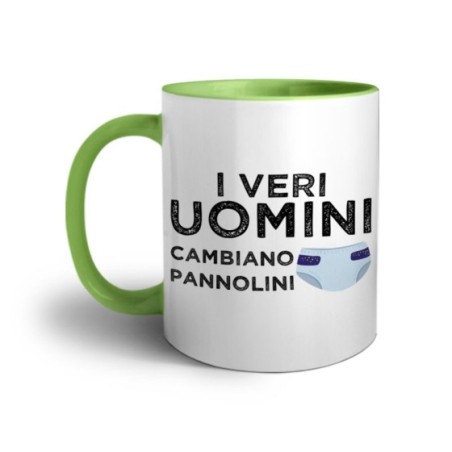 Tazza i veri uomini cambiano i pannolini Per il papà