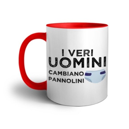Tazza i veri uomini cambiano i pannolini Per il papà