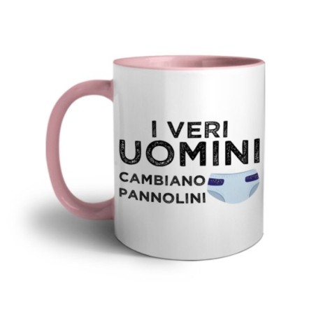 Tazza i veri uomini cambiano i pannolini Per il papà