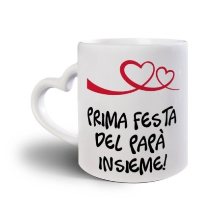 Tazza prima festa del papà insieme Per il papà