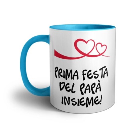 Tazza prima festa del papà insieme Per il papà
