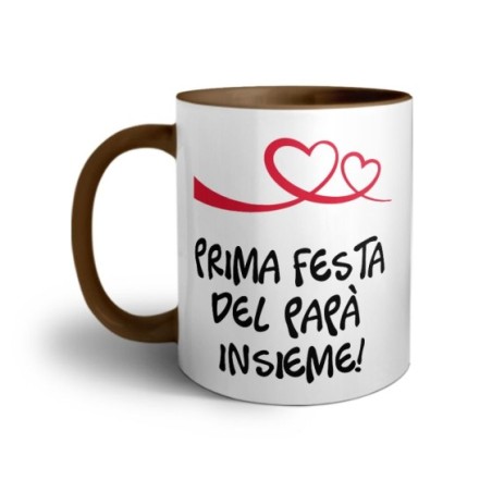 Tazza prima festa del papà insieme Per il papà