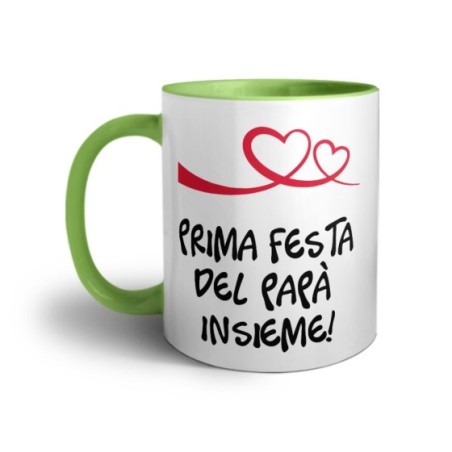 Tazza prima festa del papà insieme Per il papà