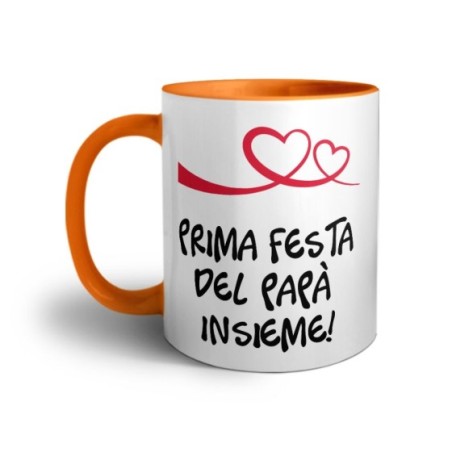 Tazza prima festa del papà insieme Per il papà