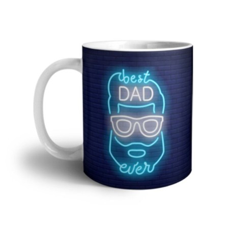 Tazza best dad ever neon