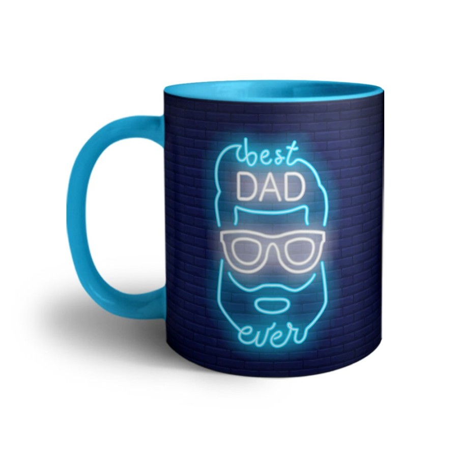 Tazza best dad ever neon Per il papà