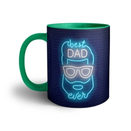 Tazza best dad ever neon Per il papà