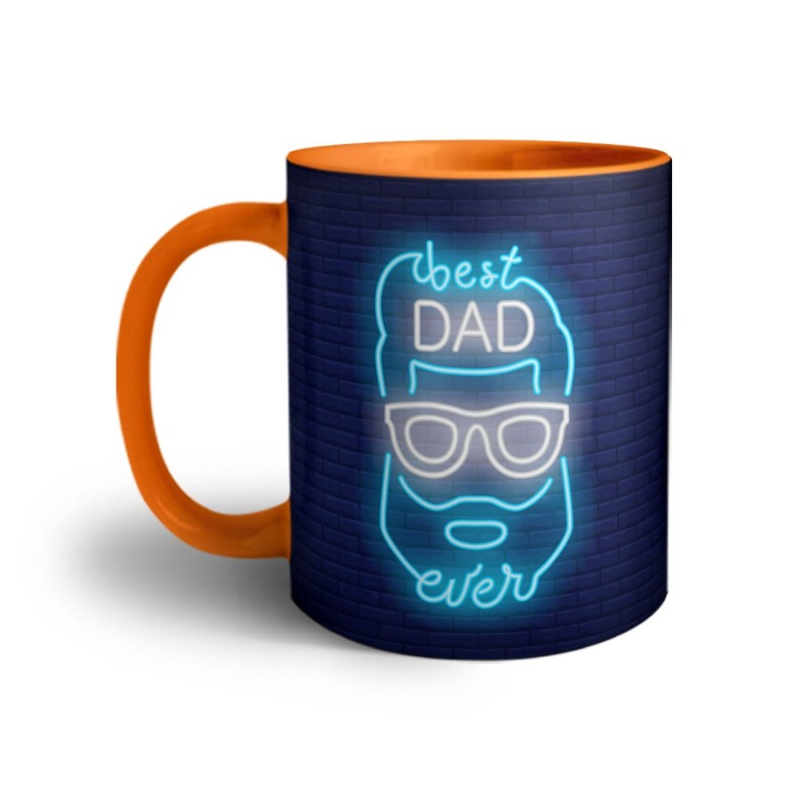 Tazza best dad ever neon Per il papà