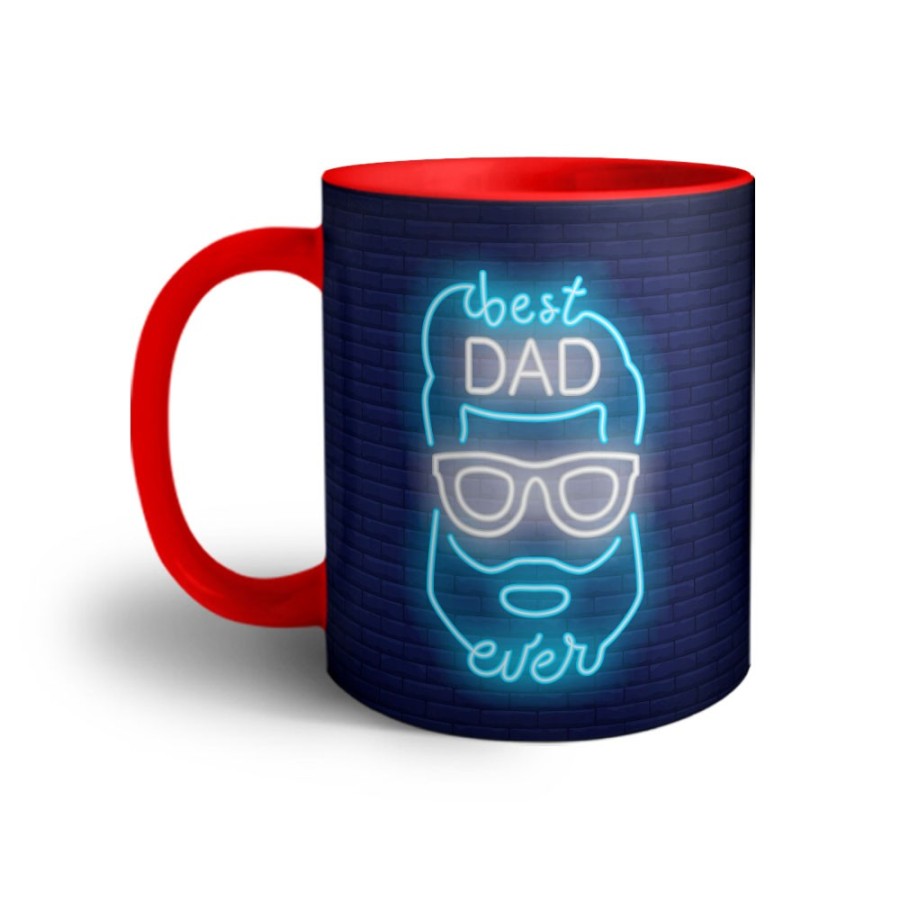 Tazza best dad ever neon Per il papà
