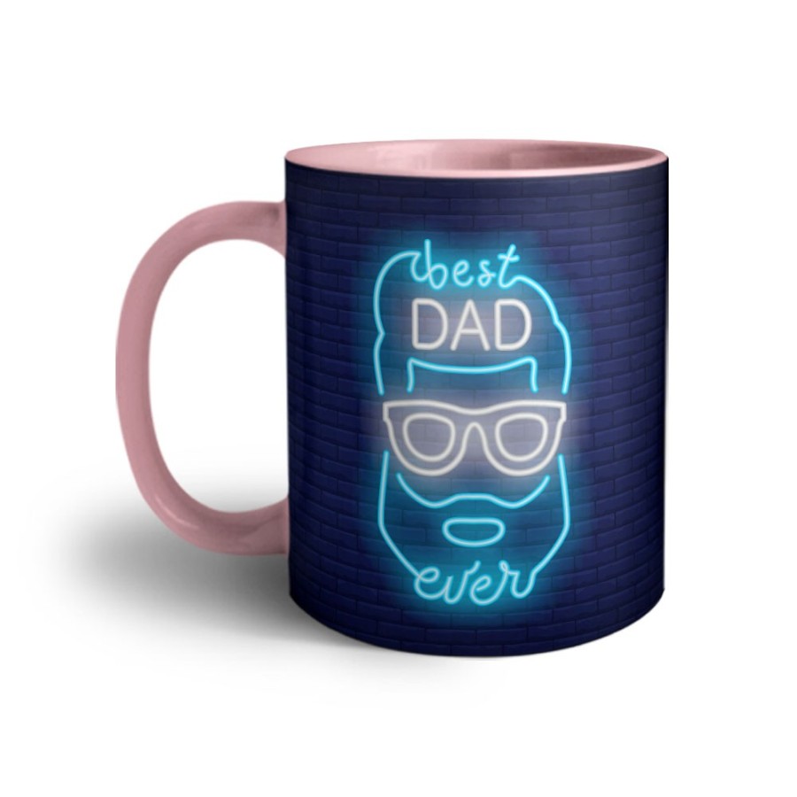Tazza best dad ever neon Per il papà