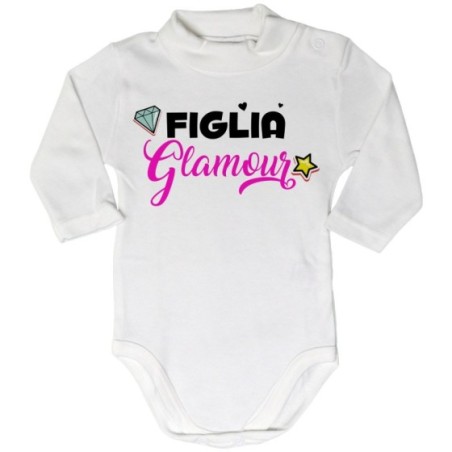 Body lupetto neonata figlia glamour