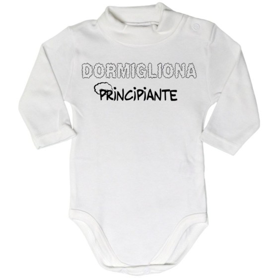 Body lupetto neonato dormiglione dormigliona principiante Per la famiglia