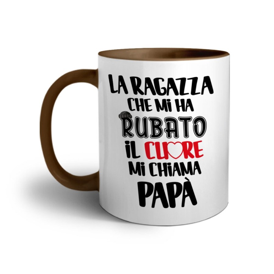 Tazza la ragazza che mi ha rubato il cuore mi chiama papà Per il papà