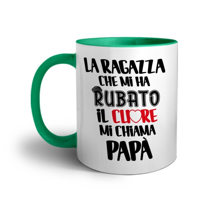 Tazza la ragazza che mi ha rubato il cuore mi chiama papà Per il papà