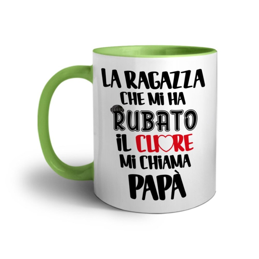 Tazza la ragazza che mi ha rubato il cuore mi chiama papà Per il papà