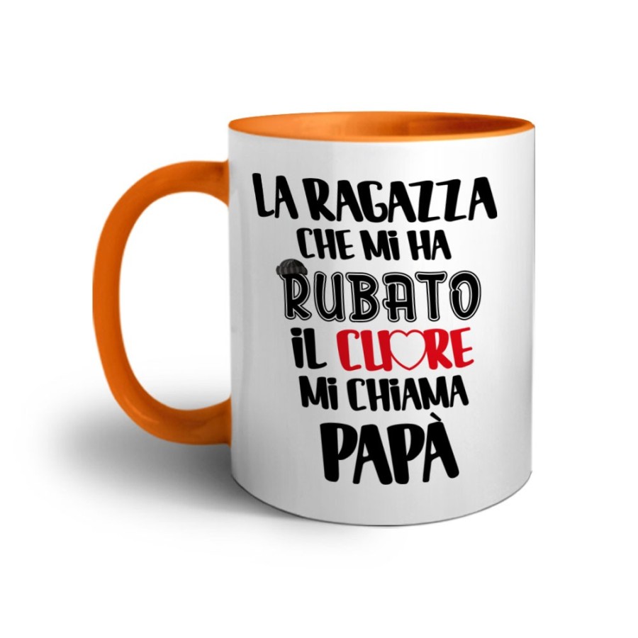 Tazza la ragazza che mi ha rubato il cuore mi chiama papà Per il papà