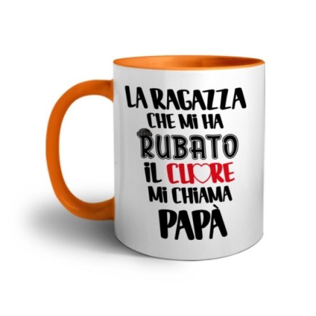 Tazza la ragazza che mi ha rubato il cuore mi chiama papà Per il papà