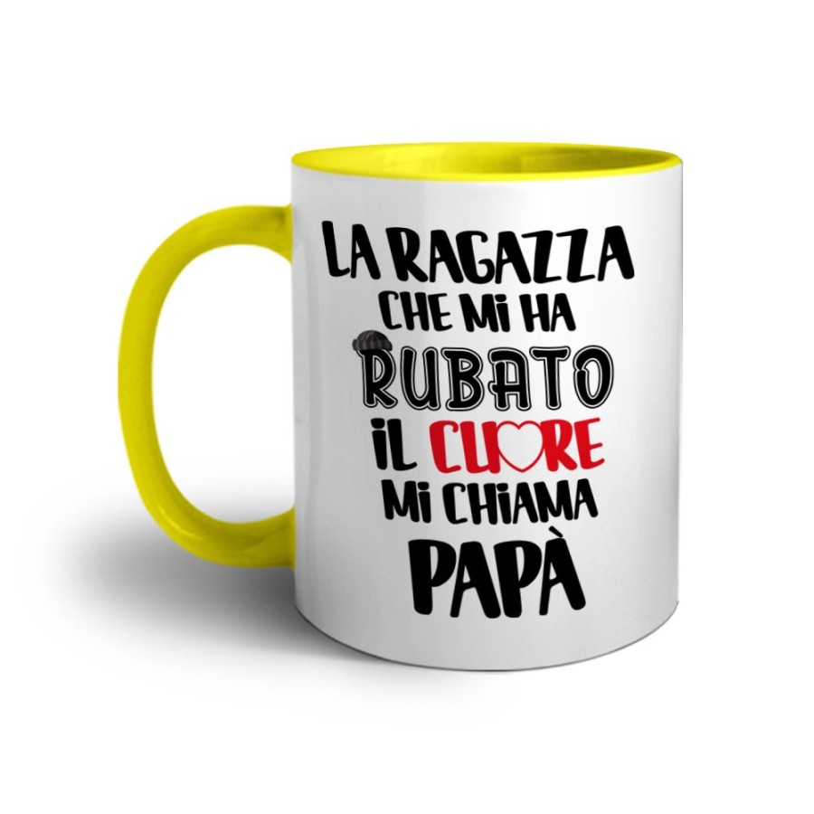 Tazza la ragazza che mi ha rubato il cuore mi chiama papà Per il papà