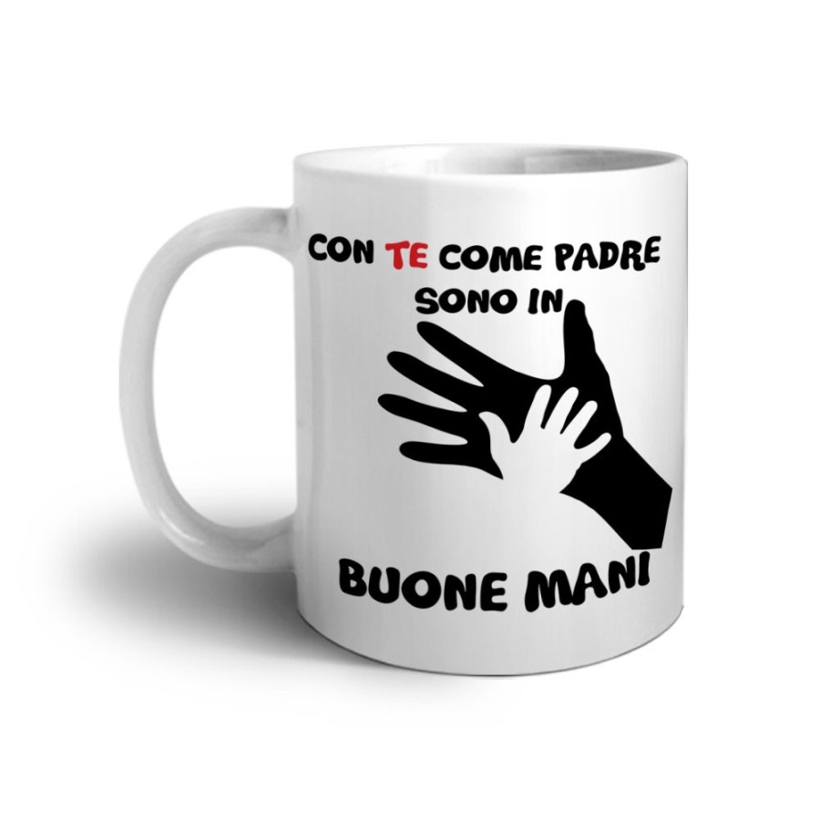 Tazza con te come padre sono in buone mani Per il papà