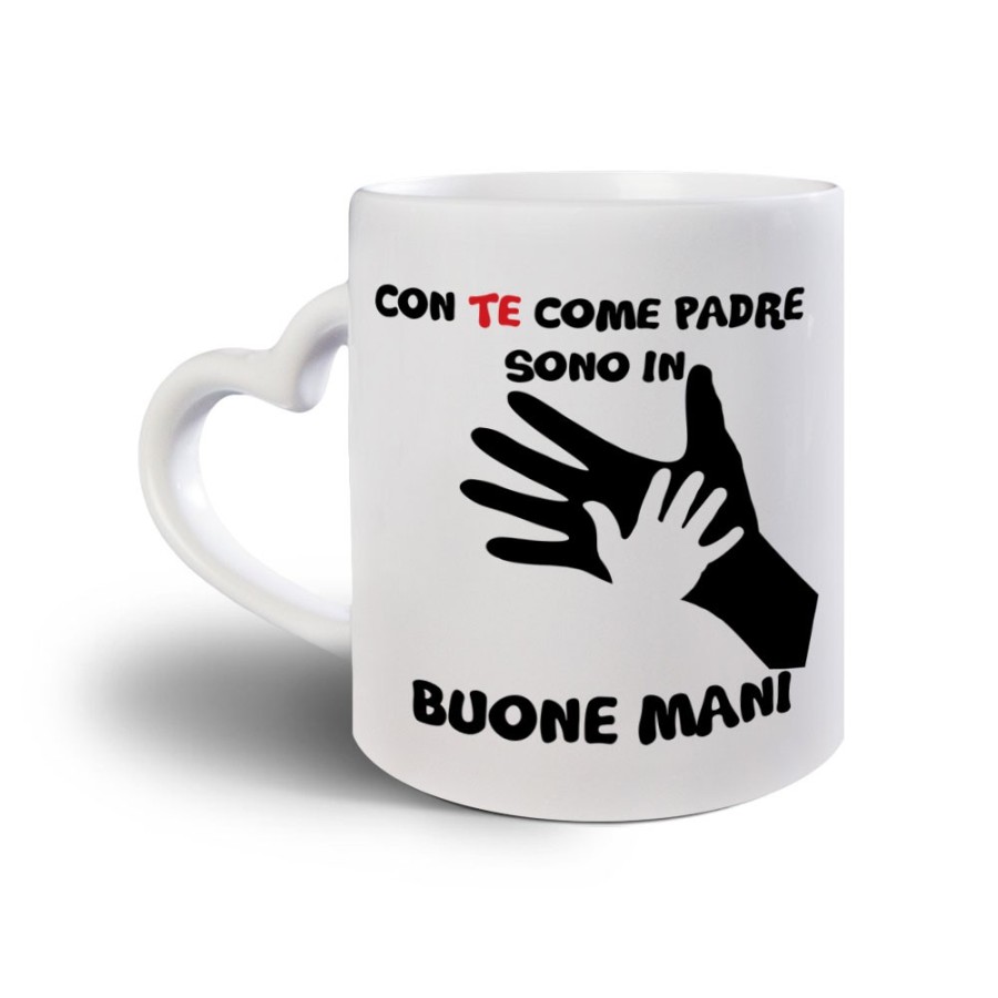 Tazza con te come padre sono in buone mani Per il papà