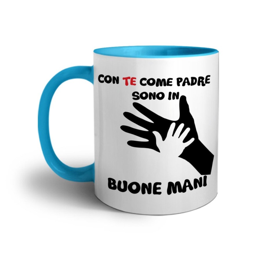 Tazza con te come padre sono in buone mani Per il papà