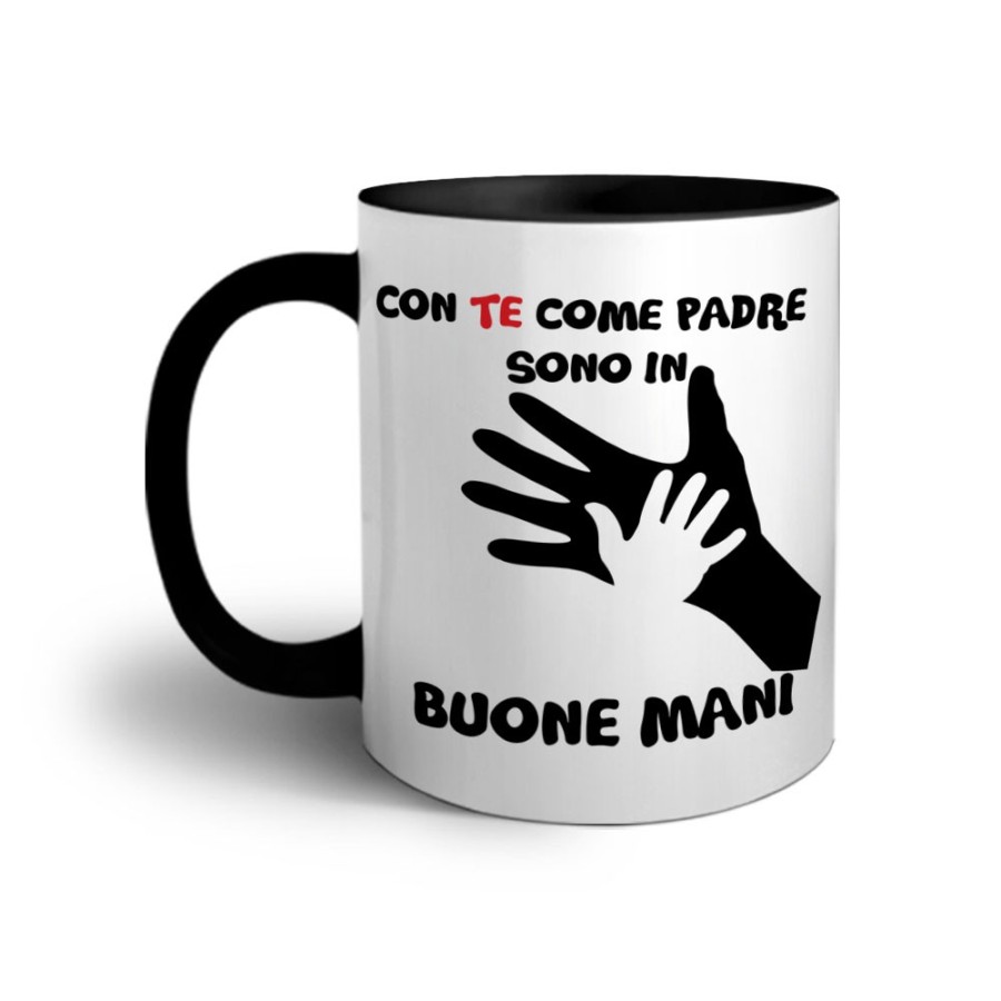 Tazza con te come padre sono in buone mani Per il papà