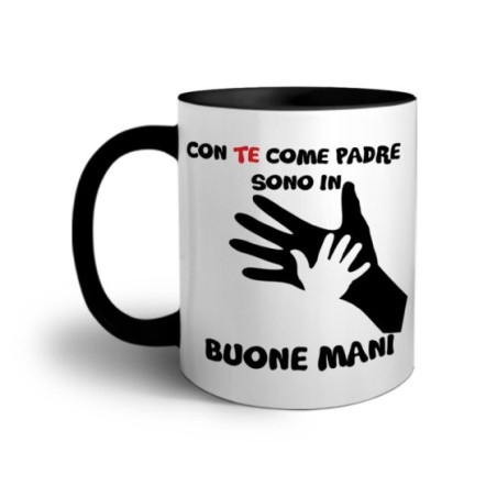 Tazza con te come padre sono in buone mani Per il papà