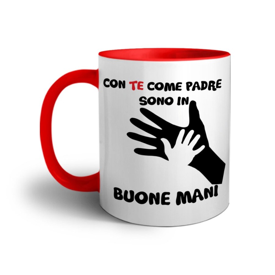 Tazza con te come padre sono in buone mani Per il papà