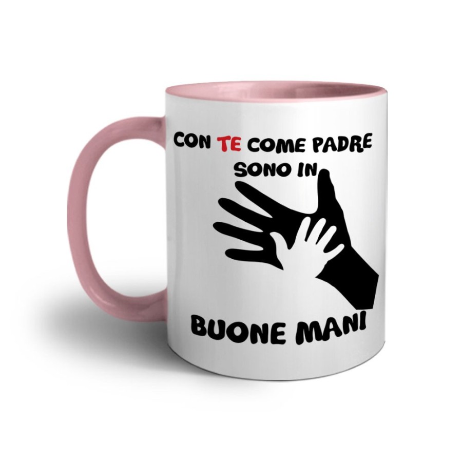 Tazza con te come padre sono in buone mani Per il papà