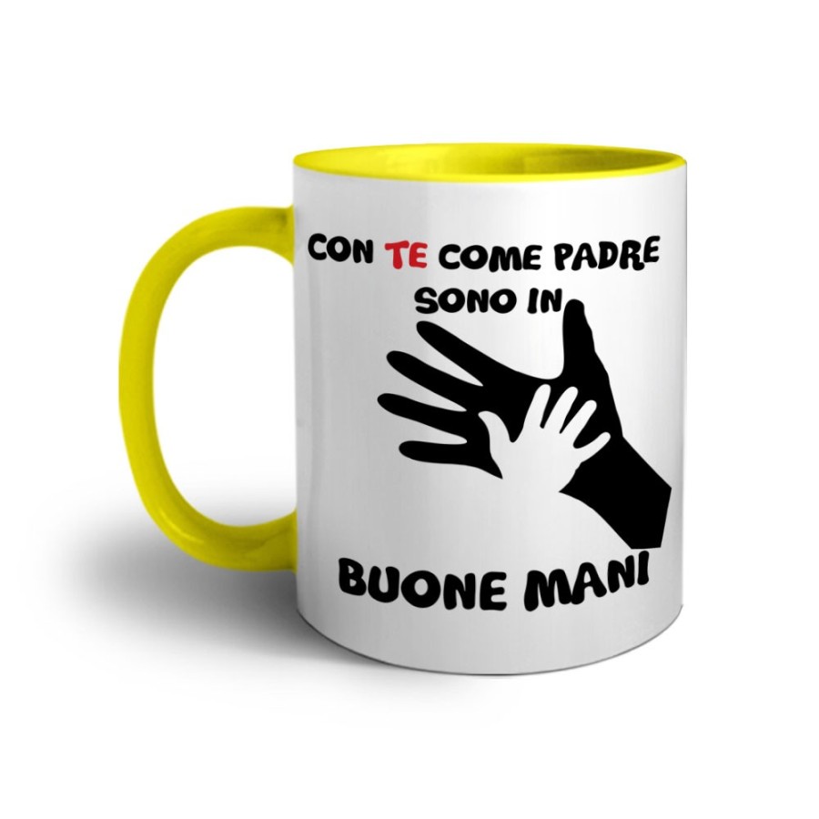 Tazza con te come padre sono in buone mani Per il papà