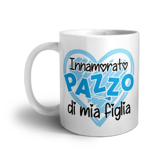 Tazza innamorato innamorata pazza del mio papà Per il papà