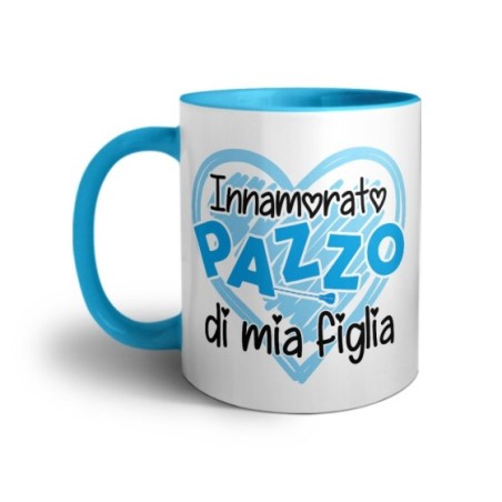 Tazza innamorato innamorata pazza del mio papà Per il papà