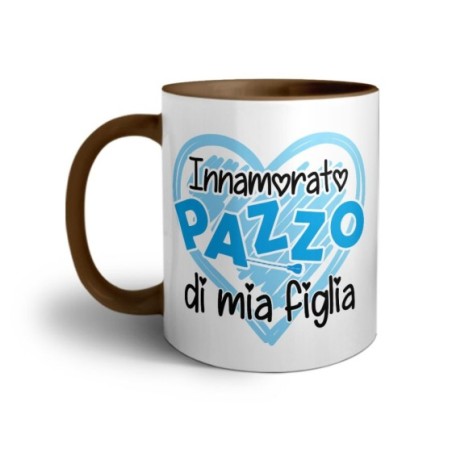 Tazza innamorato innamorata pazza del mio papà Per il papà