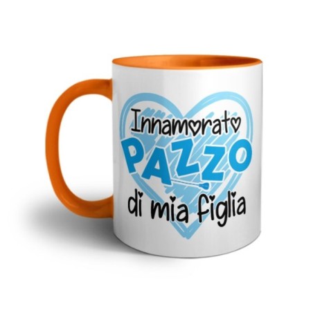 Tazza innamorato innamorata pazza del mio papà Per il papà